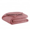 Housse de couette unie coton 57 fils/cm² Aspect lisse ou Effet lavé - Tout Doux, Essix