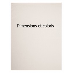 Drap plat uni coton lavé Tout Doux 57 fils/cm², Essix