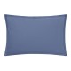 Taie rectangle unie Tout Doux Denim, Essix