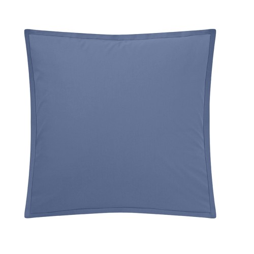 Taie carrée unie Tout Doux Denim, Essix