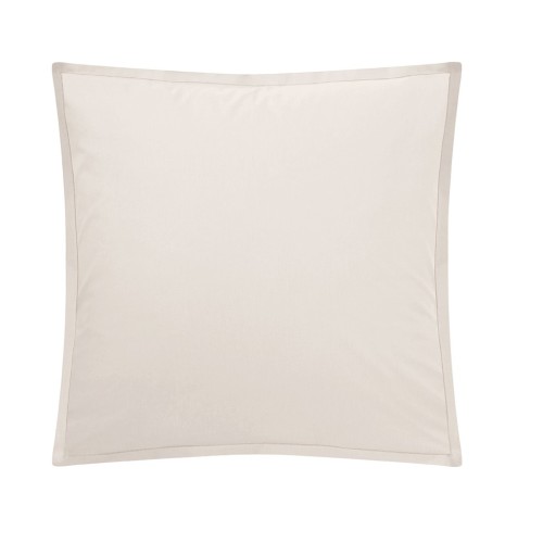 Taie carrée unie Tout Doux Crème, Essix
