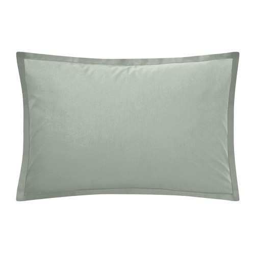 Taie d'oreiller rectangle unie Tout Doux Aloé, Essix