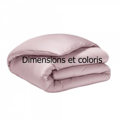 Housse de couette unie en satin de coton Bio Teophile, Alexandre Turpault