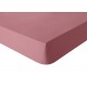 Drap housse uni Tout Doux Rose indien, Essix