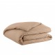 Housse de couette unie Tout Doux Sable, Essix