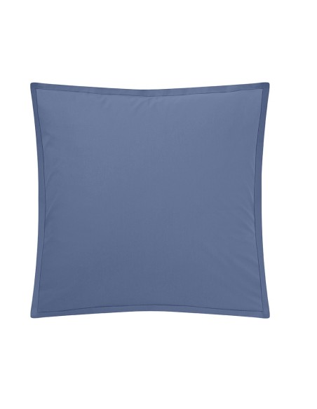 Taie carrée unie Tout Doux Denim, Essix