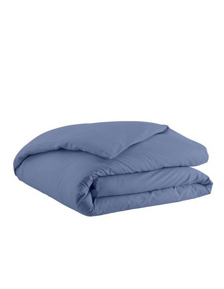 Housse de couette unie Tout Doux Denim, Essix