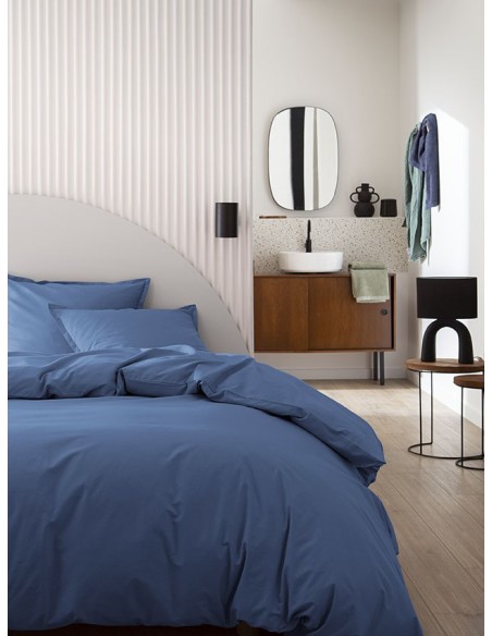Parure de lit unie Tout Doux Denim, Essix