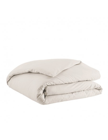 Housse de couette unie Tout Doux Crème, Essix