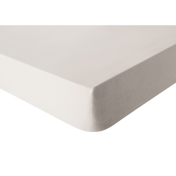 Drap housse uni Tout Doux Crème, Essix