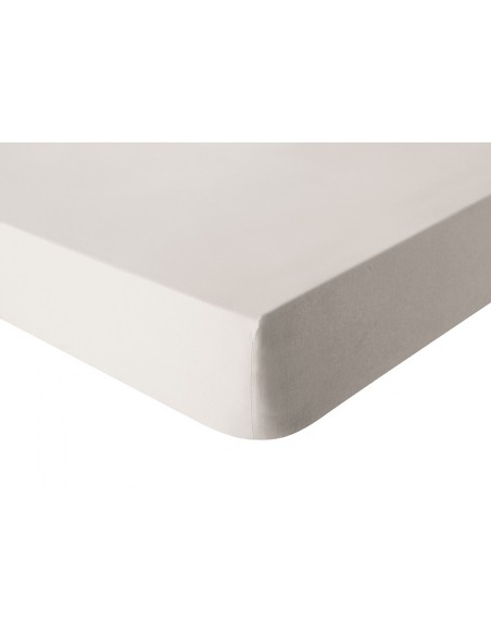 Drap housse uni Tout Doux Crème, Essix