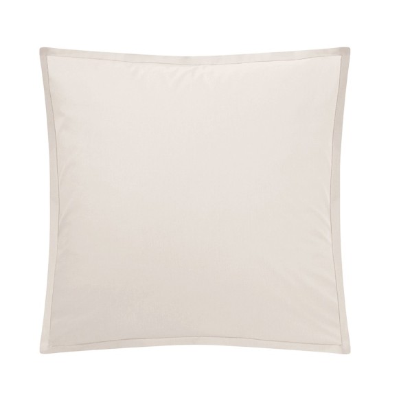 Taie carrée unie Tout Doux Crème, Essix