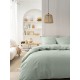 Housse de couette coton uni Tout Doux Aloé, Essix