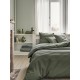 Housse de couette coton uni Tout Doux Palme, Essix