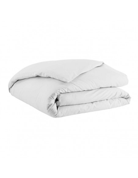 Housse de couette unie Tout Doux Blanc, Essix