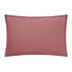 Taie rectangle unie Tout Doux Rose indien, Essix