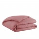 Housse de couette unie Tout Doux Rose indien, Essix