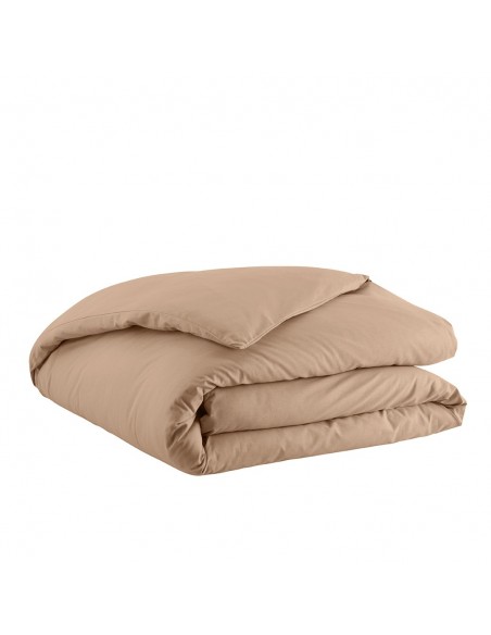 Housse de couette unie Tout Doux Sable, Essix