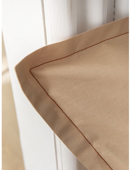 Parure de lit unie Tout Doux Sable, Essix