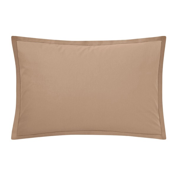 Taie rectangle unie Tout Doux Sable, Essix