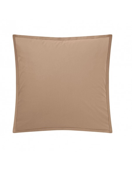 Taie carrée unie Tout Doux Sable, Essix