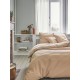Housse de couette coton uni Tout Doux Sable, Essix