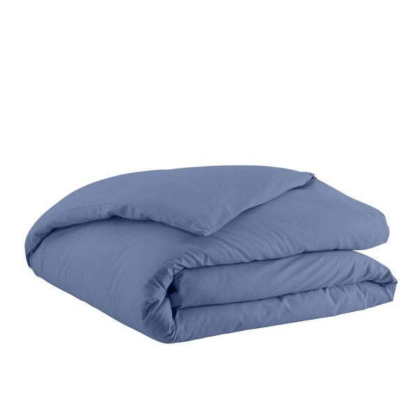 Housse de couette unie Tout Doux Denim, Essix