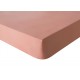 Drap housse uni Tout Doux Rose solaire, Essix