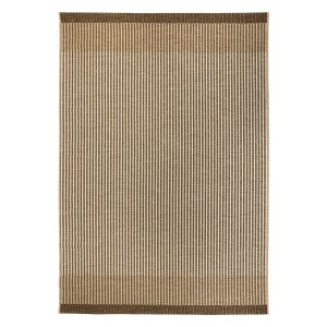 tapis déco extérieur, outdoor, terrasse, rayures, naturel