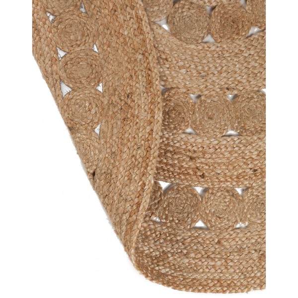 Tapis déco 100% jute Patna Naturel, Vivaraise