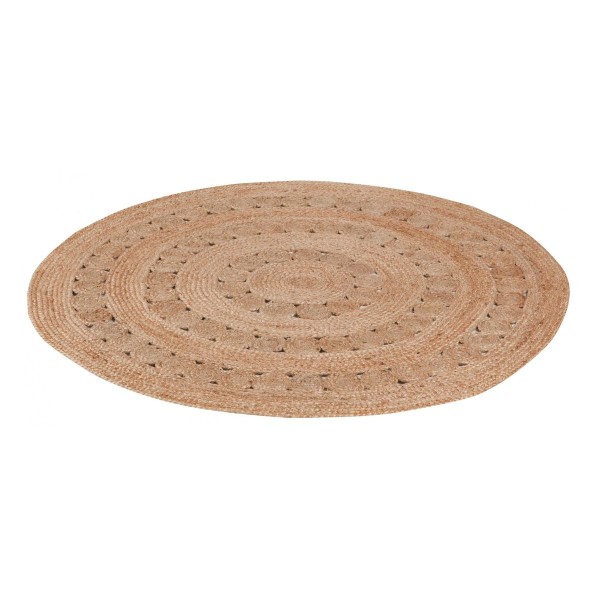 Tapis déco 100% jute Patna Naturel, Vivaraise
