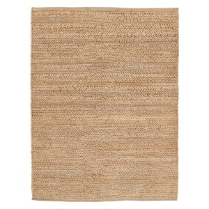 Tapis déco intérieur, intdoor, Pippa naturel en jute et coton, vivaraise