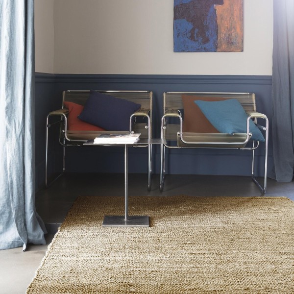 Tapis déco jute Jarod Naturel, Vivaraise