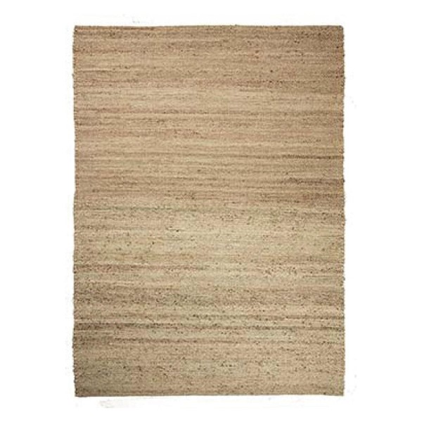 Tapis déco intérieur, de salon, chambre, en jute, Jarod Naturel, Vivaraise