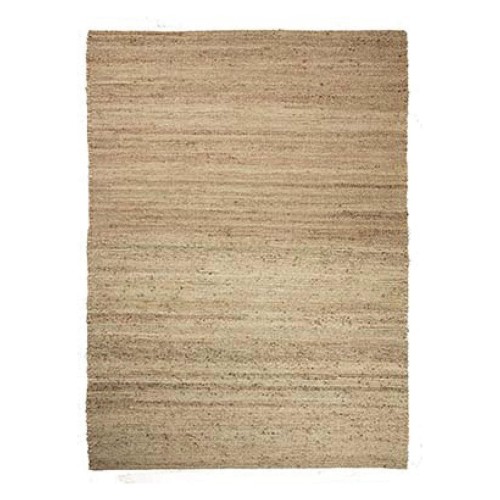 Tapis déco intérieur, de salon, chambre, en jute, Jarod Naturel, Vivaraise