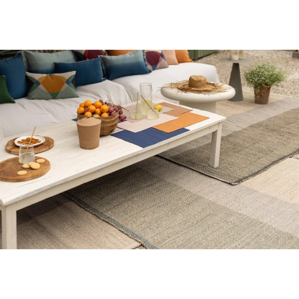 Tapis déco jonc de mer Karan Thym, Vivaraise
