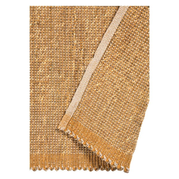 Tapis déco jonc de mer Karan Mirabelle, Vivaraise