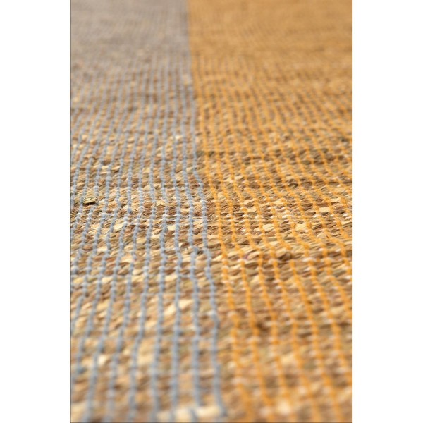 Tapis déco jonc de mer Karan Mirabelle, Vivaraise