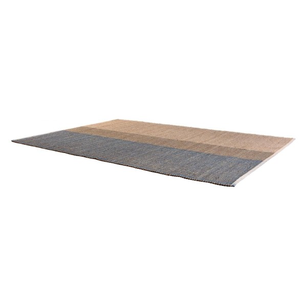 Tapis déco jonc de mer Karan Myosotis, Vivaraise