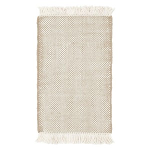 Tapis déco salon, chambre, laine, Xenia Naturel, Vivaraise