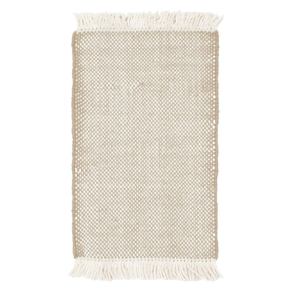 Tapis déco salon, chambre, laine, Xenia Naturel, Vivaraise