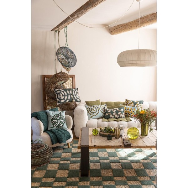 Plaid coton stonewashed Tana Abysse, Vivaraise