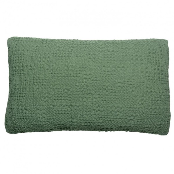 Coussin coton stonewashed Tana, Vivaraise
