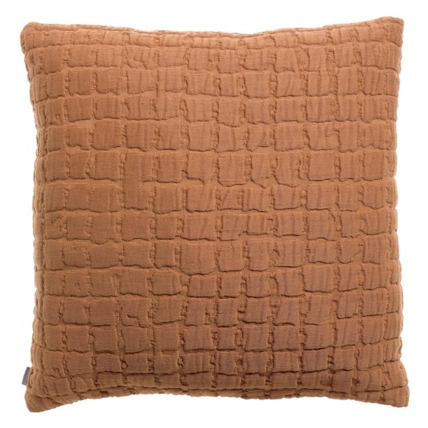 Plaid coton structuré stonewashed Swami Moka,...