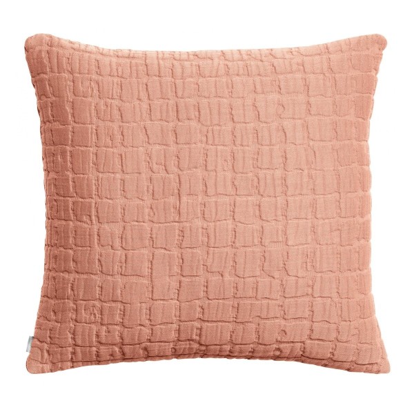 Plaid coton structuré stonewashed Swami Argile,...