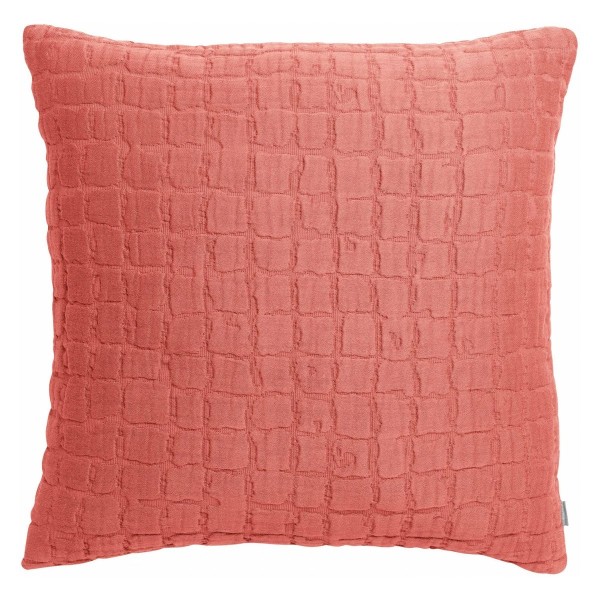 Coussin coton structuré stonewashed Swami,...