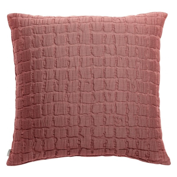 Coussin coton structuré stonewashed Swami,...
