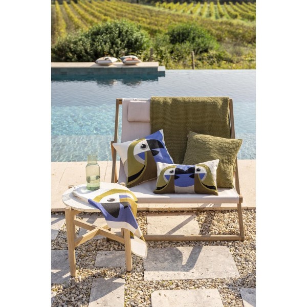 Jeté de lit coton stonewashed Maïa recyclé...