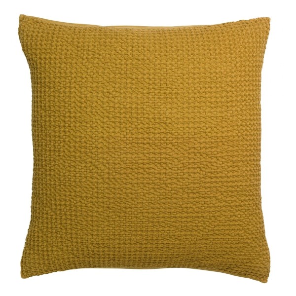 Plaid coton stonewashed Maïa recyclé Bronze,...