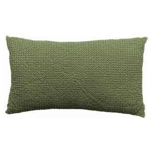Jeté de lit, couvre-lit coton stonewashed Maïa Eucalyptus - Vivaraise 2
